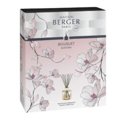 7612 Bolero Parfumsticks Maison Berger Paris met 180ml huisparfum Liliflora - cadeauverpakking schuin