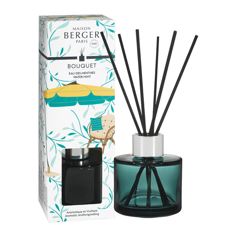 7688 Parfumsticks Summer mini met Eau des Menthes 80ml in flessengroen in vrolijke geschenkverpakking